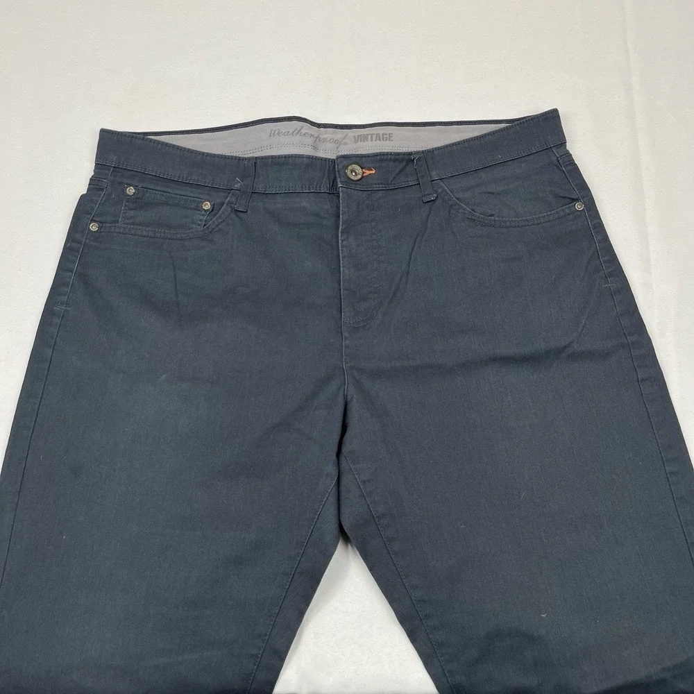 Weatherproof Jeans Men's 40x34 Blue Straight‎ Fit Vintage Straight Dark Wash